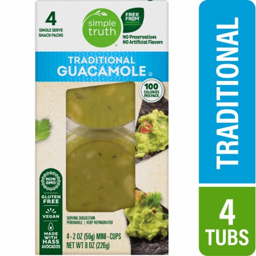 Simple Truth™ Single Serve Traditional Guacamole Perspective: front