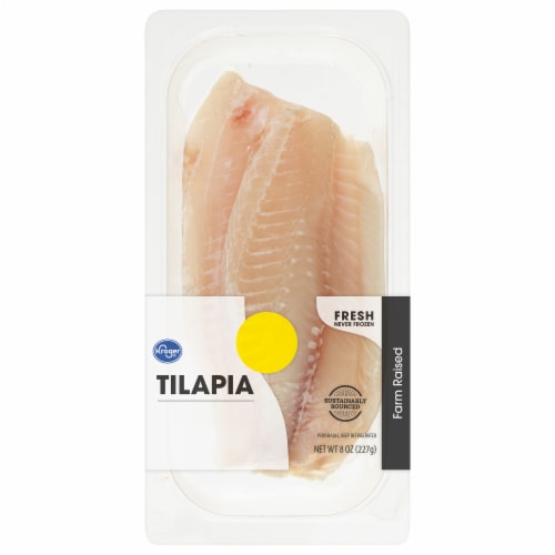 Kroger® Fresh Farm Raised Tilapia Fillets Perspective: front