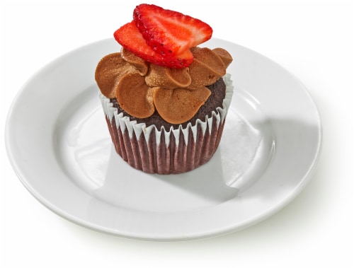 Private Selection® Buttercream Icing Chocolate Cupcake Perspective: front