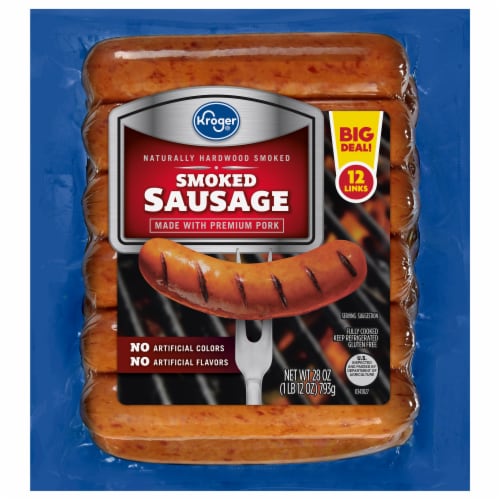 Kroger® Smoked Sausage Links Perspective: front