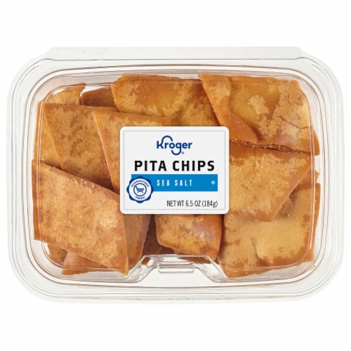 Kroger® Sea Salt Pita Chips Perspective: front