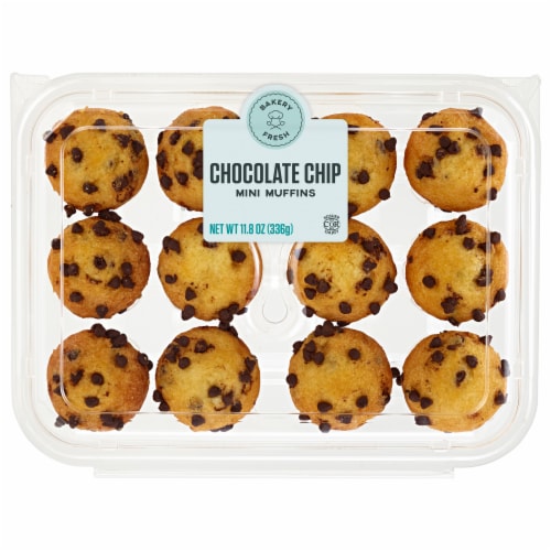 Bakery Fresh Goodness Chocolate Chip Mini Muffins Perspective: front