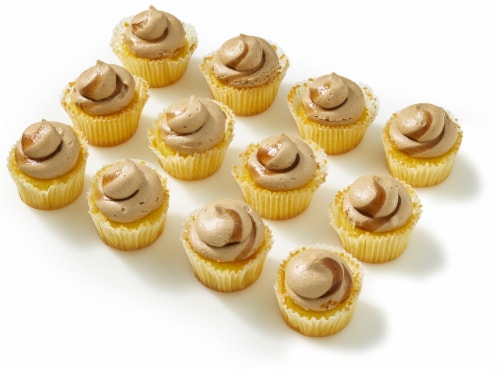 Bakery Fresh Apple Caramel Mini Cupcakes Perspective: front