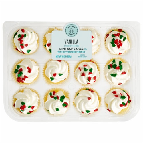 Bakery Fresh Vanilla Cupcakes Perspective: front