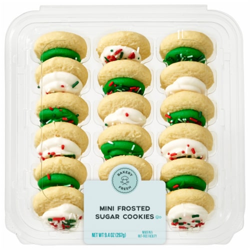 Bakery Fresh Mini Vanilla Frosted Cookies Perspective: front