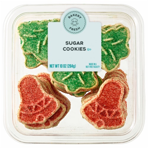 Bakery Fresh Mini Holiday Sugar Cookies Perspective: front