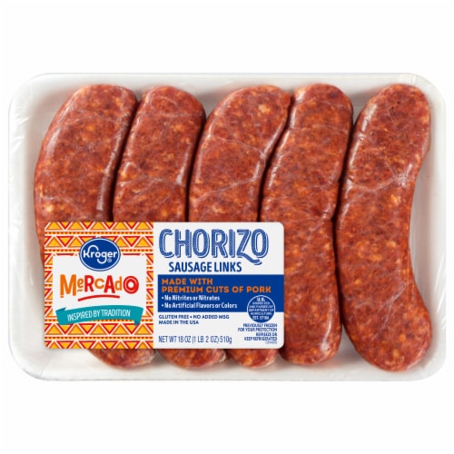 Kroger® Mercado Chorizo Sausage Links Perspective: front