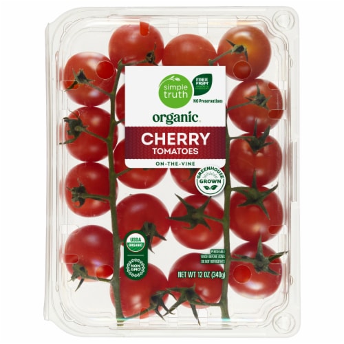 Simple Truth Organic™ Cherry On The Vine Tomatoes Perspective: front