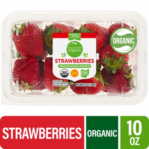 Simple Truth Organic® Fresh Strawberries Perspective: front