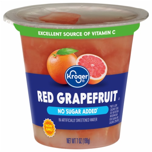 Kroger® No Sugar Added Grapefruit Cups Perspective: front