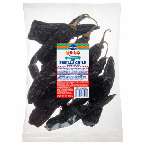 Kroger® Mercado Dried Pasilla Chile Peppers Perspective: front