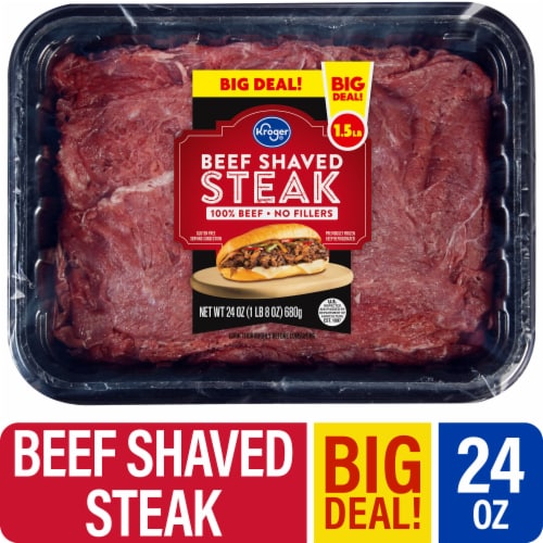 Kroger® Beef Shaved Steak BIG DEAL! Perspective: front