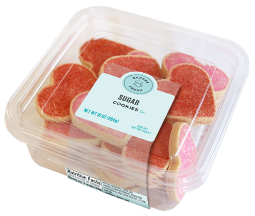 Bakery Fresh Mini Heart Sugar Cookies Perspective: front