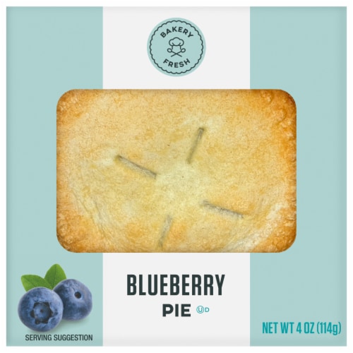 Bakery Fresh 4 Inch Mini Blueberry Pie Perspective: front