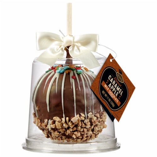 Private Selection® Milk Chocolate Dipped Caramel Apple Perspective: front