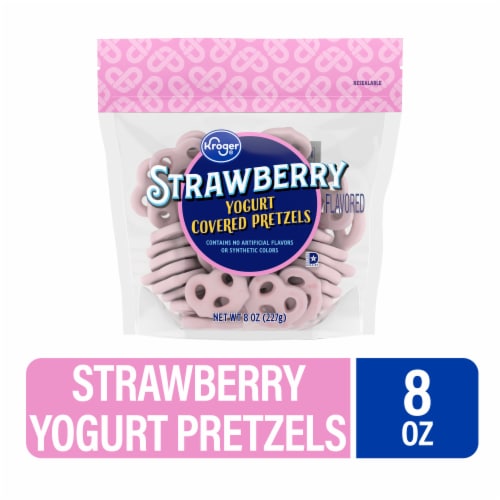 Kroger® Strawberry Yogurt Covered Pretzels Perspective: front
