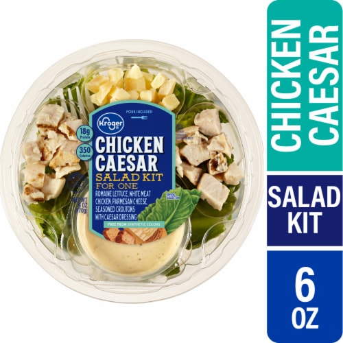 Kroger® Chicken Caesar Salad Kit For One Perspective: front