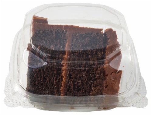 Private Selection Classic Chocolate Cake Slice Perspective: front