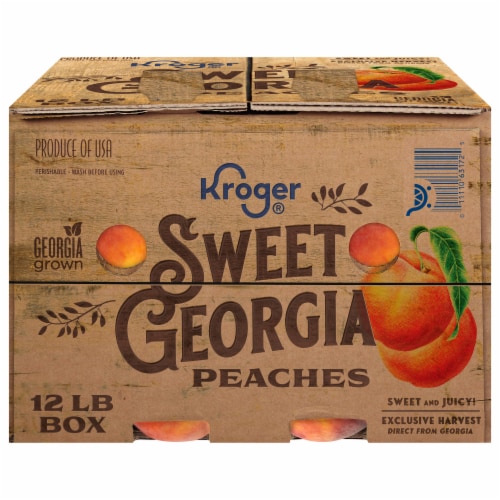 Kroger® Sweet Georgia Peaches Crate Perspective: front
