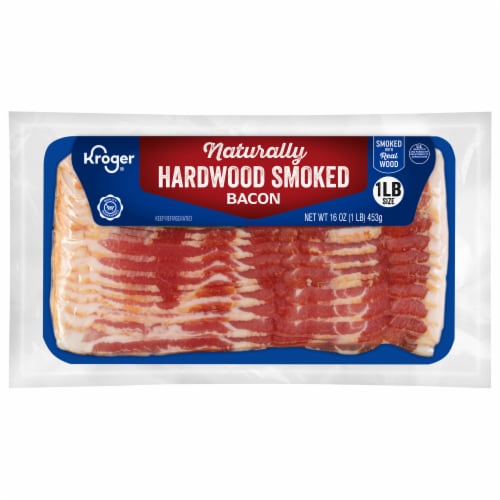 Kroger® Naturally Hardwood Smoked Bacon Perspective: front