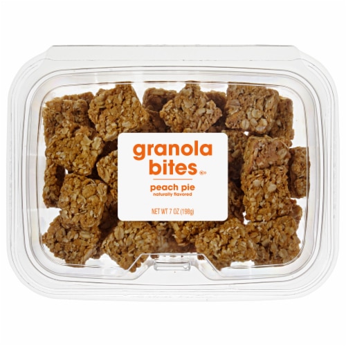 Kroger® Peach Pie Granola Bites Perspective: front