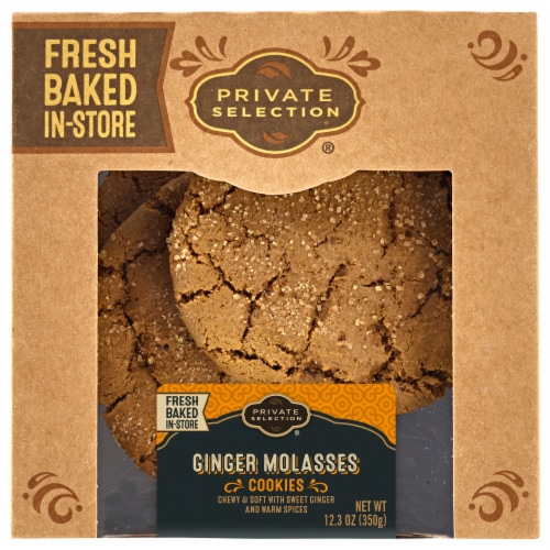 Private Selection® Ginger Molasses Cookies Perspective: front