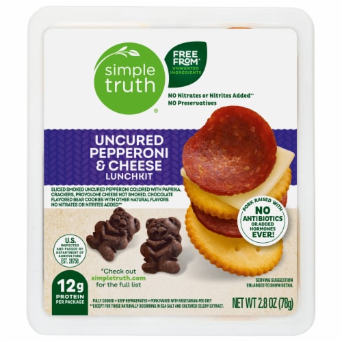 Simple Truth® Uncured Pepperoni & Cheese Lunchkit Perspective: front