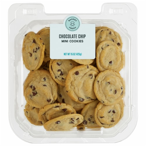 Bakery Fresh Mini Chocolate Chip Cookies Perspective: front