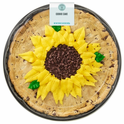 Bakery Fresh Sunflower Cookie Cake Perspective: front