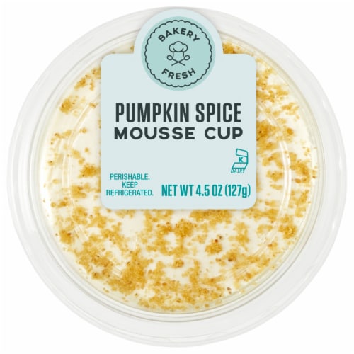 Bakery Fresh Pumpkin Spice Mousse Cup Perspective: front