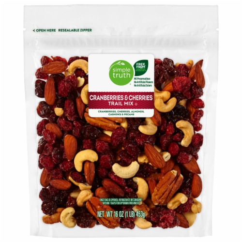 Simple Truth® Cranberries & Cherries Trail Mix Perspective: front
