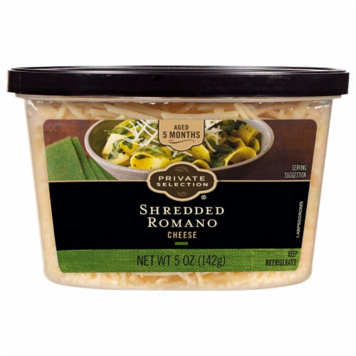 Private Selection® Shredded Romano Cheese Cup Perspective: front