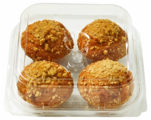 Bakery Fresh Apple Streusel Muffins Perspective: front