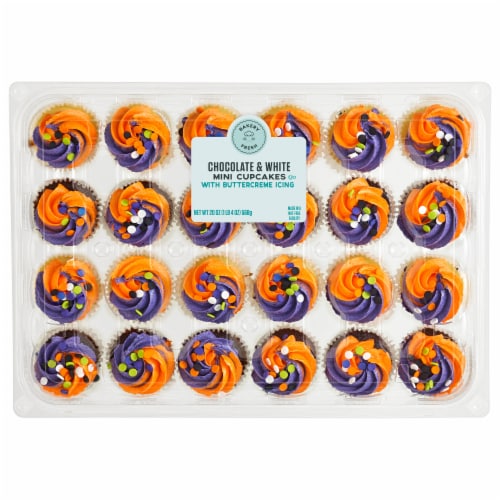 Bakery Fresh Halloween Assorted Cupcakes Perspective: front