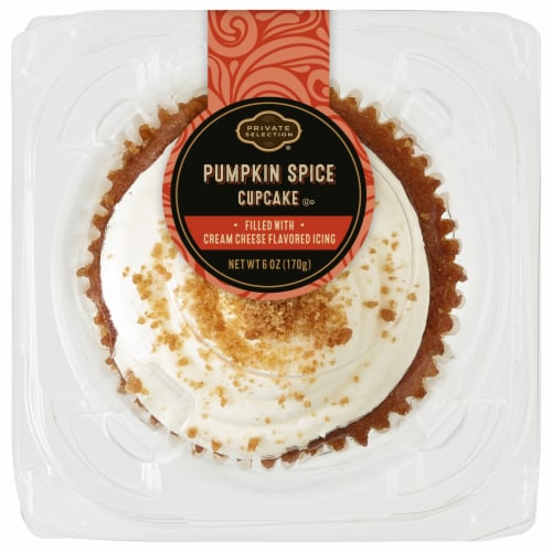 Private Selection® Pumpkin Spice Jumbo Cupcakes - Single Serve Perspective: front
