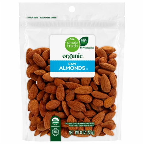 Simple Truth Organic® Raw Almonds Perspective: front