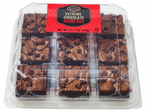 Private Selection® Extreme Chocolate Brownie Bites Perspective: front