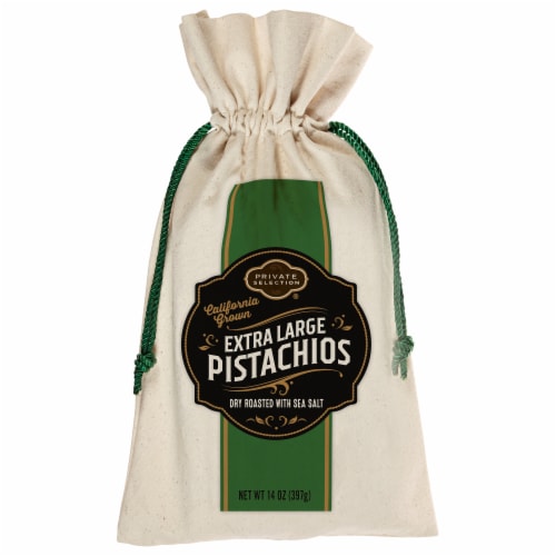 Private Selection® Extra-Large Dry Roasted Pistachios with Sea Salt Perspective: front