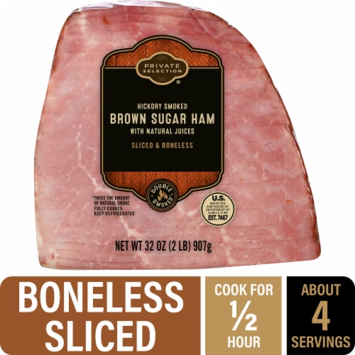 Private Selection® Hickory Smoked Brown Sugar Ham Sliced & Boneless Perspective: front