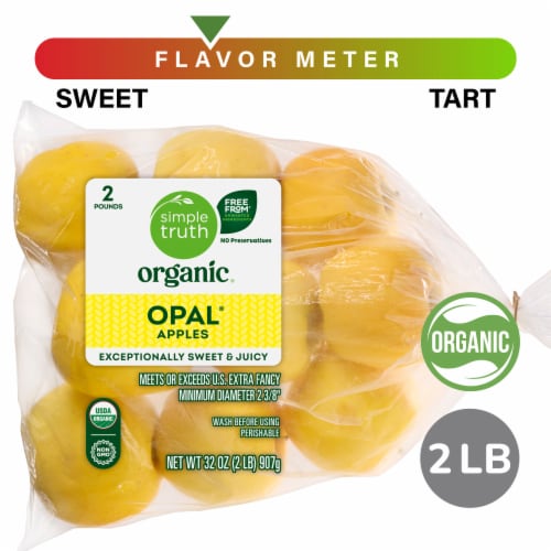 Simple Truth Organic® Opal® Apples Bag – 2 Pound Bag Perspective: front