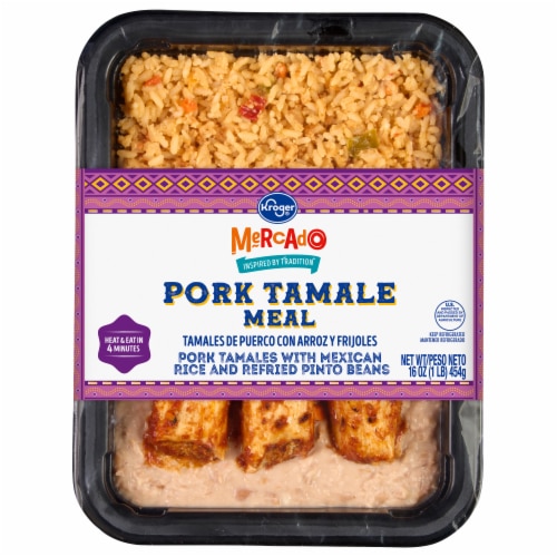 Kroger® Mercado Pork Tamale Meal Perspective: front
