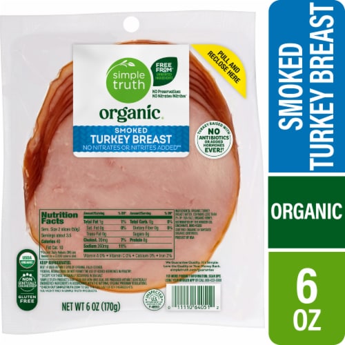 Simple Truth Organic® Turkey Breast Smoked Sliced Perspective: front