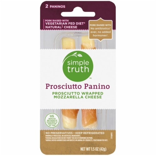 Simple Truth™ Prosciutto Wrapped Mozzarella Panino Perspective: front