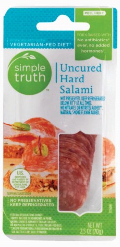 Simple Truth™ Uncured Hard Salami Perspective: front