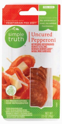 Simple Truth™ Uncured Pepperoni Perspective: front