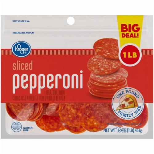 Kroger® Sliced Pepperoni BIG Deal! Perspective: front