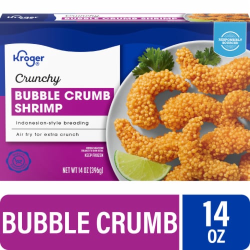 Kroger® Crunchy Bubble Breaded Shrimp Perspective: front
