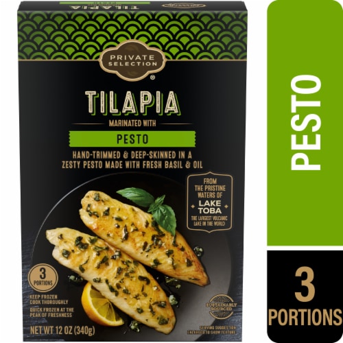 Private Selection® Tilapia Marinated in Pesto Perspective: front
