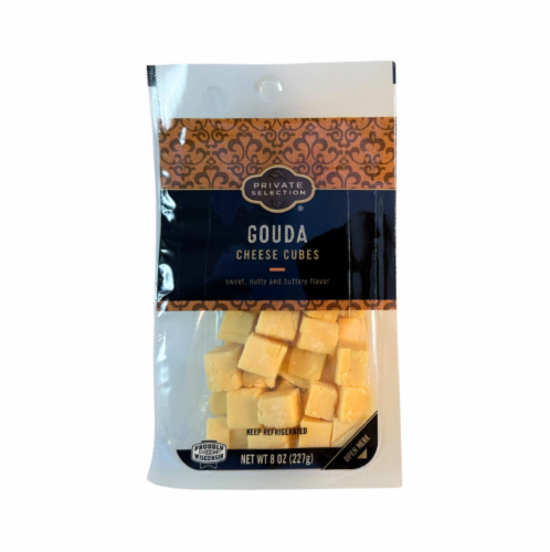 Private Selection® Gouda Cheese Cubes Perspective: front
