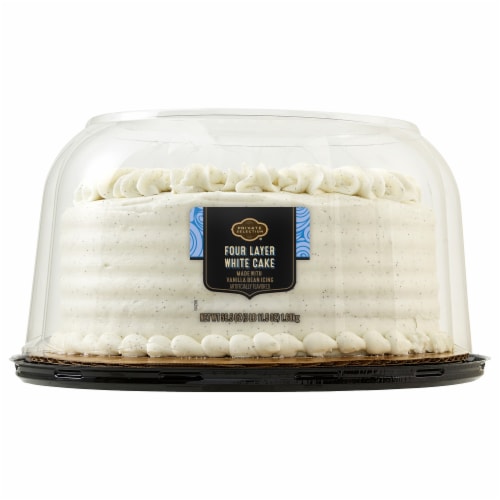 Private Selection® Four Layer White Cake With Vanilla Bean Icing Perspective: front